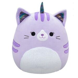 Squishmallows Original - Analea the Purple Tabby Caticorn - 5 Inch Plush Stuffie